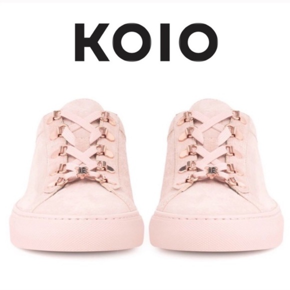 Koio x JonBoy Limited Edition Capri Pink Suede Low Top Sneaker Italy - Picture 4 of 11